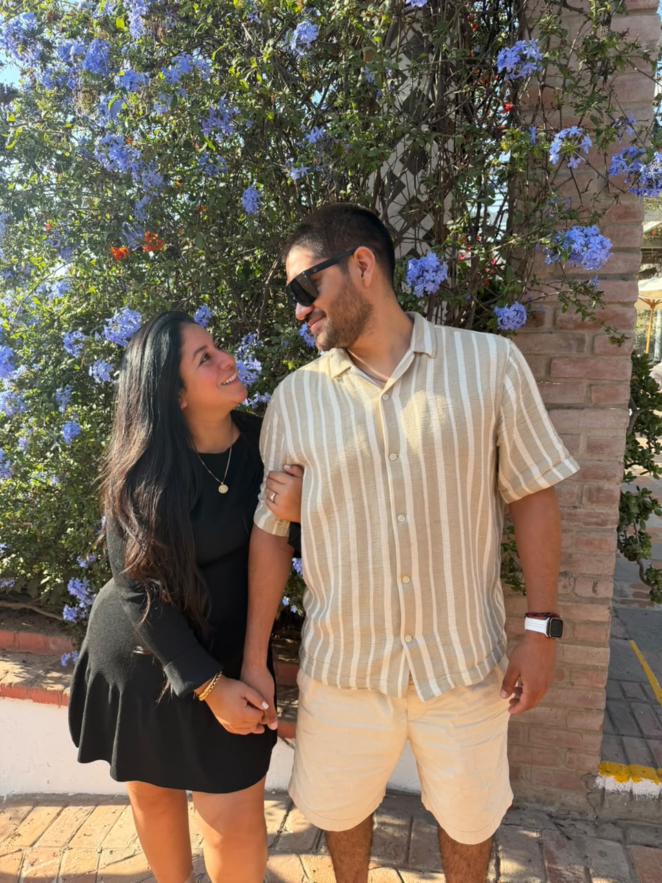 Un momento especial en la historia de Renzo y Stephanie